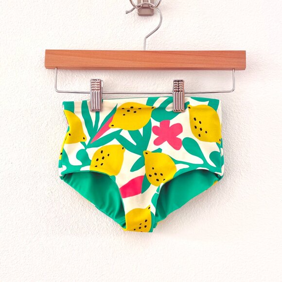 Reversible Lemon and Green Bikini - Picture 3 of 7